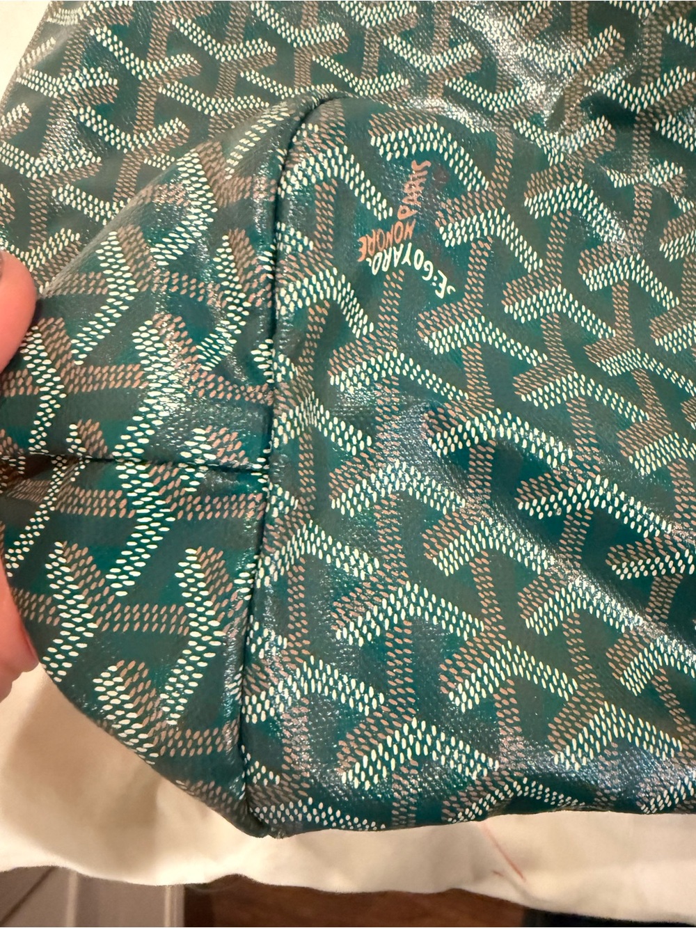 GOYARD SAINT LOUIS Size PM Green - Picture 3 of 5